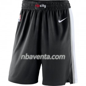 Portland Trail Blazers Hombre Pantalones Negro 2018-19 Nike Swingman